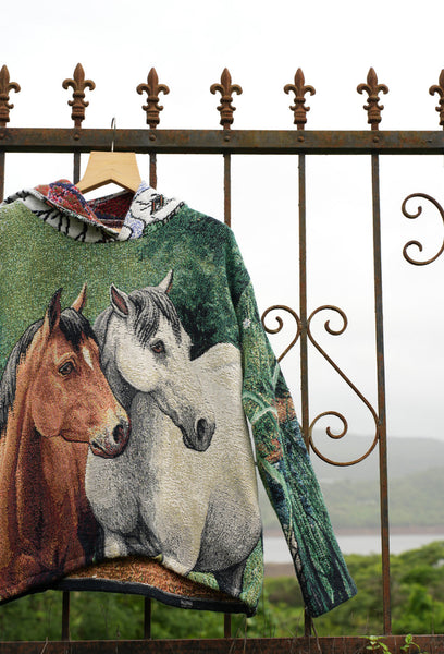 Vintage Tapestry Hoodie #01 – tigerandtwig