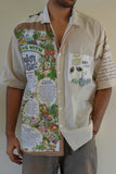 Vintage Tea Towel Shirt #18