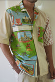 Vintage Tea Towel Shirt #10