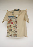 Vintage Tea Towel Shirt #44