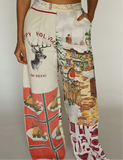 Vintage Tea Towel Pants #17