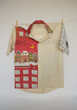 Vintage Tea Towel Shirt #45