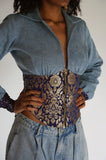 Brocade Corset Jacket (Upcycled)