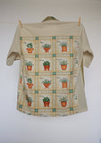 Vintage Tea Towel Shirt #36