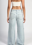 Handpainted Tiger Jeans #03