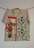 Vintage Tea Towel Shirt #68