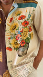 Vintage Tea Towel Shirt #02