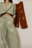 Handpainted Daisy Pant