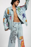 Handpainted Tiger Jacket #04