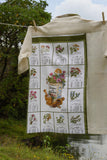 Vintage Tea Towel Shirt #57