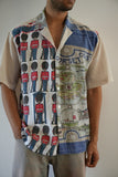 Vintage Tea Towel Shirt #22