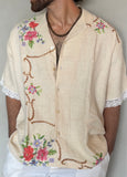 Vintage Tea Towel Shirt #71