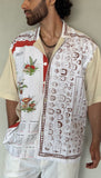Vintage Tea Towel Shirt #49