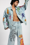 Handpainted Tiger Jacket #04