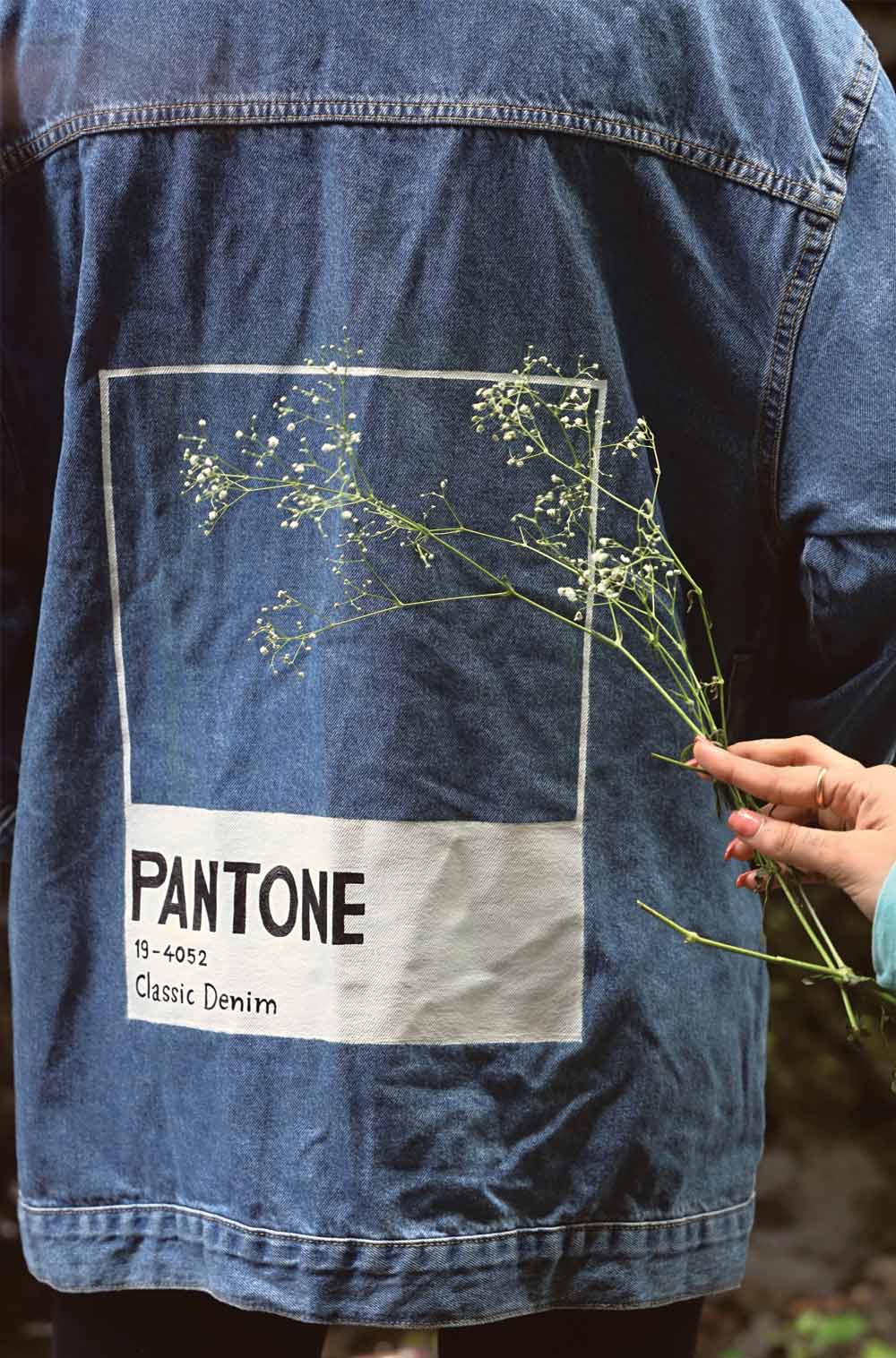 Hand Painted Pantone Jacket (Oversized)