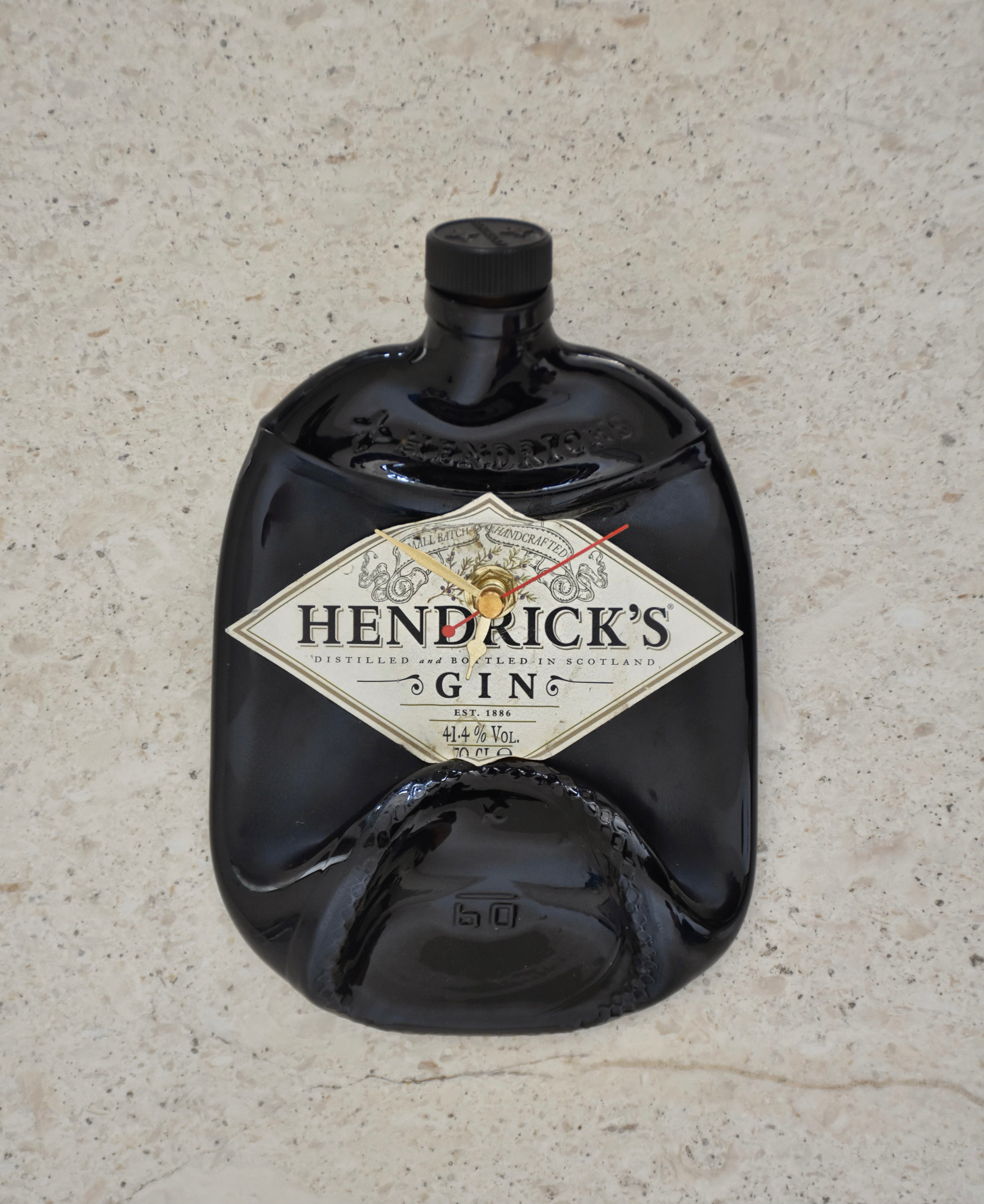 Hendricks Gin Upcycled Clock