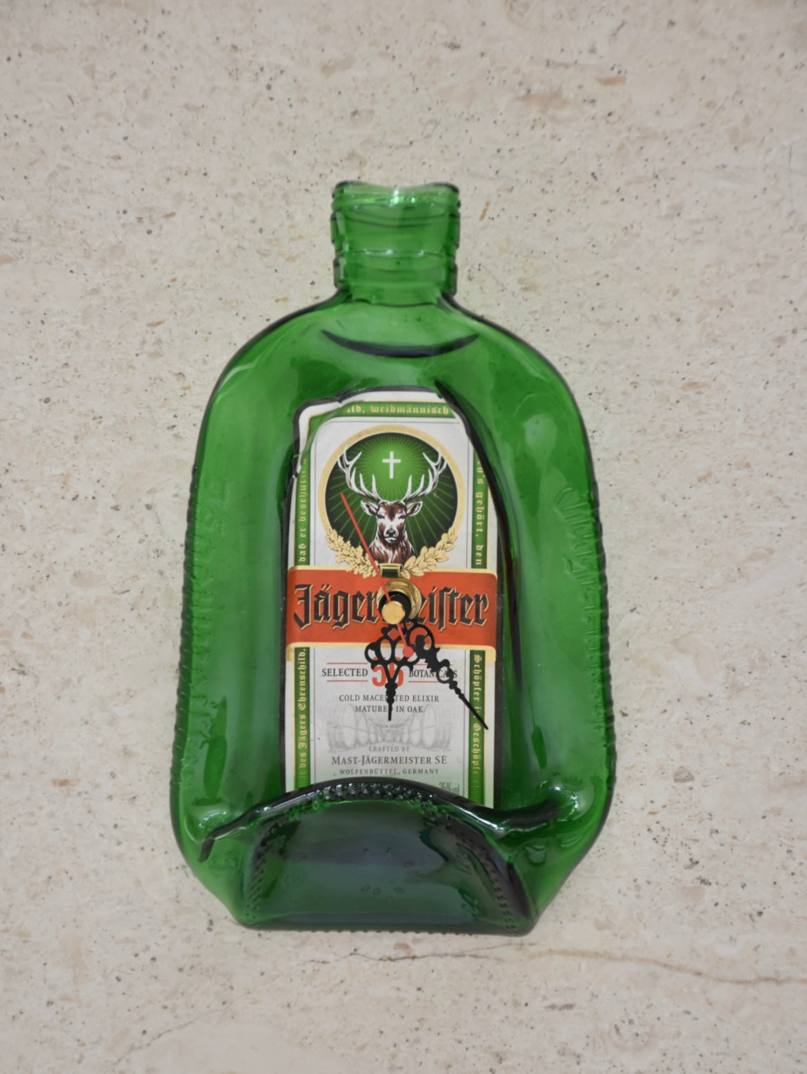 Jagermeister Upcycled Clock