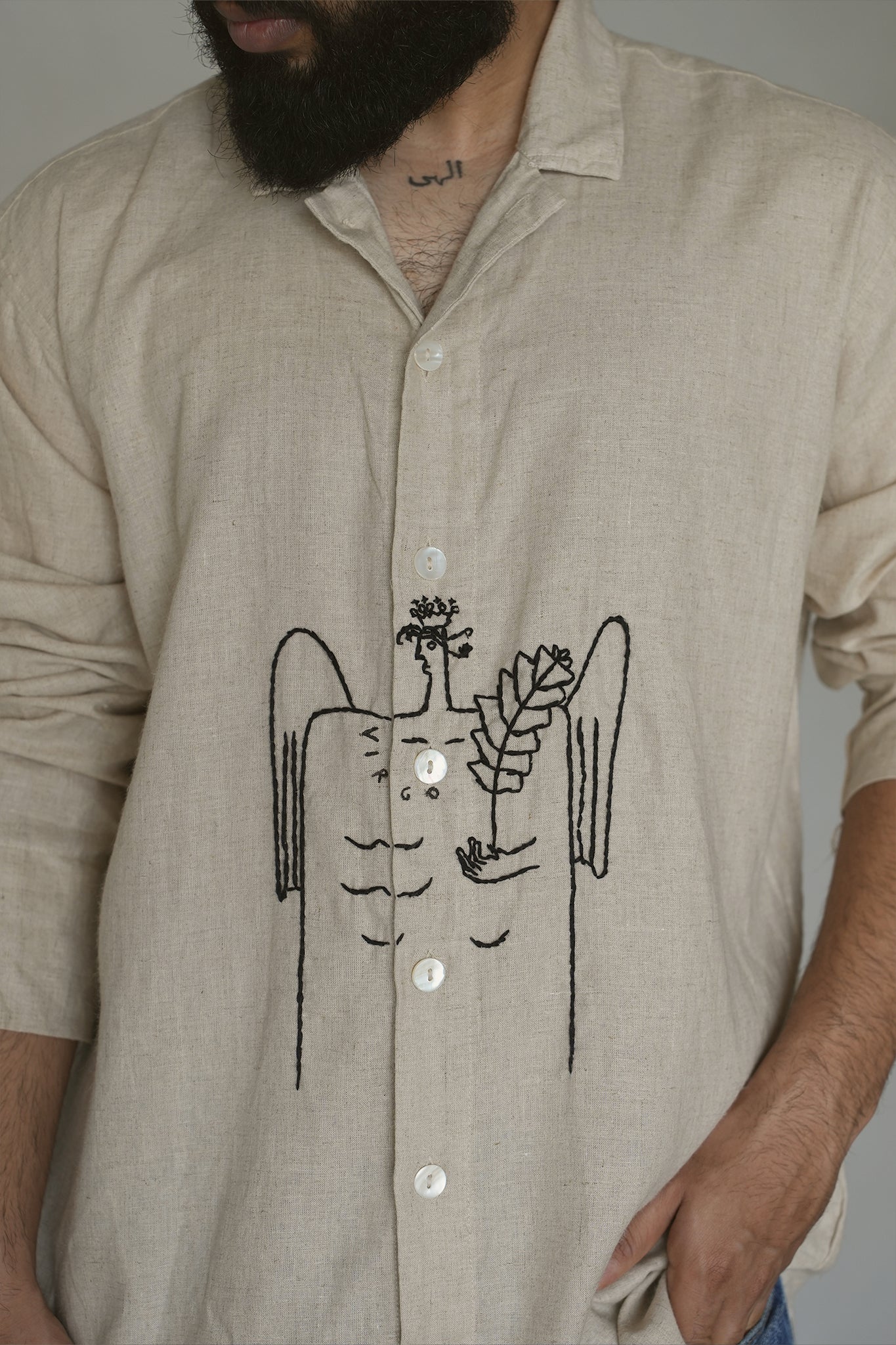 Zodiac Linen Shirt S Virgo